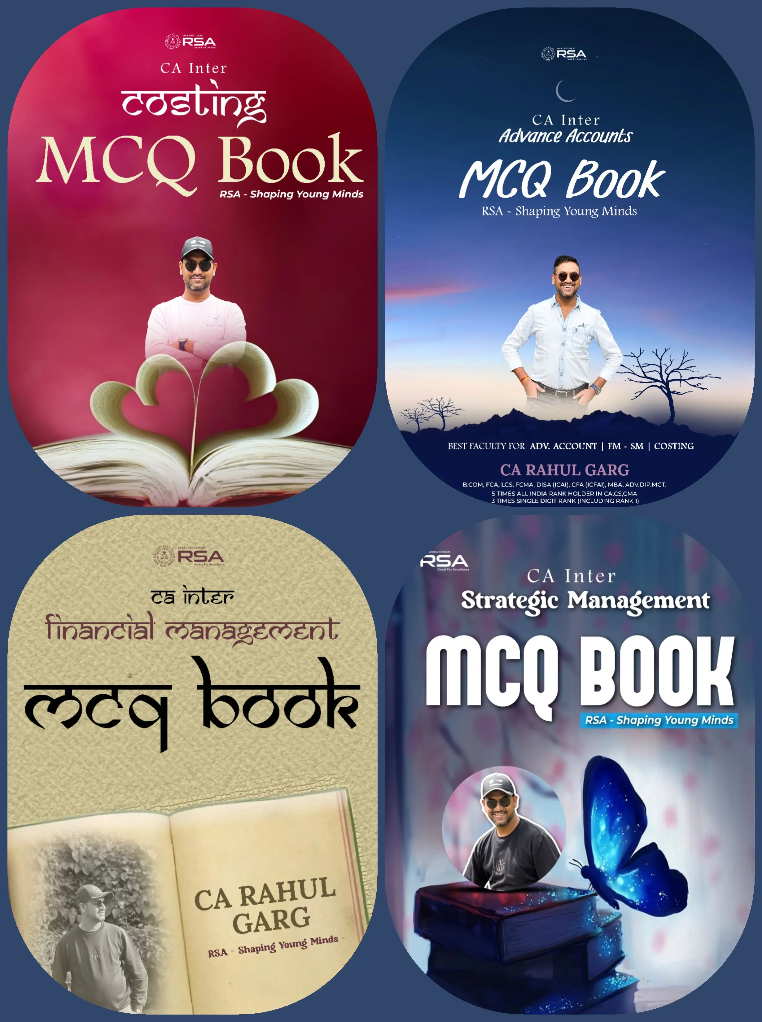 MCQ Books (New Course) - Cost + FM + SM + Adv Acc